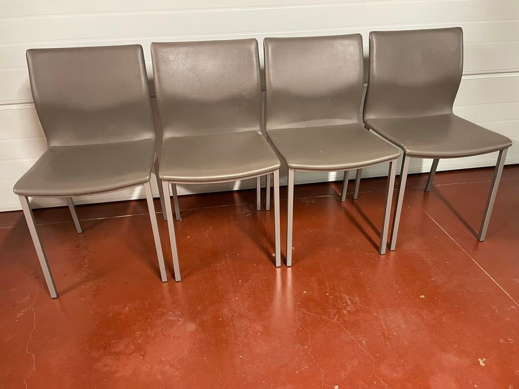 4 keukenstoelen, Huis en Inrichting, Stoelen, Ophalen, Overige materialen, Gebruikt, Overige kleuren