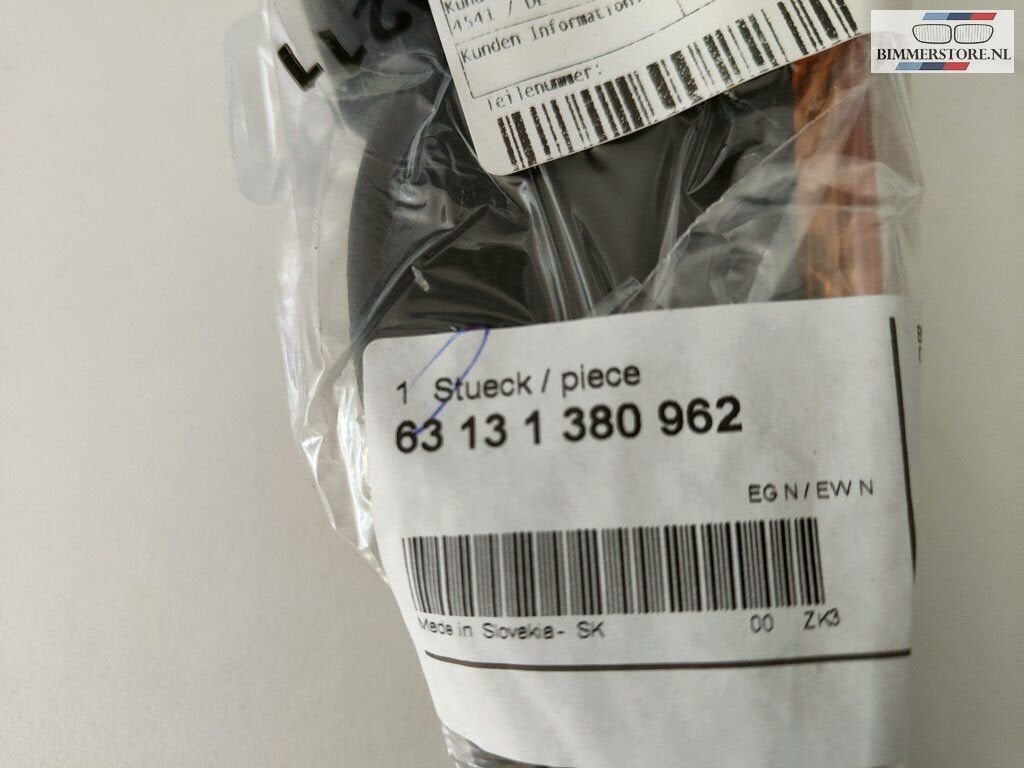 Oranje knipperlicht rechts in de bumper BMW E30  1380962, -, -, Nieuw, Ophalen of Verzenden