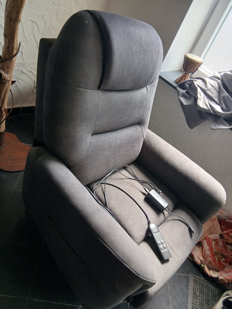 Fauteuil électrique, Huis en Inrichting, Fauteuils, Ophalen, Gebruikt, Stof