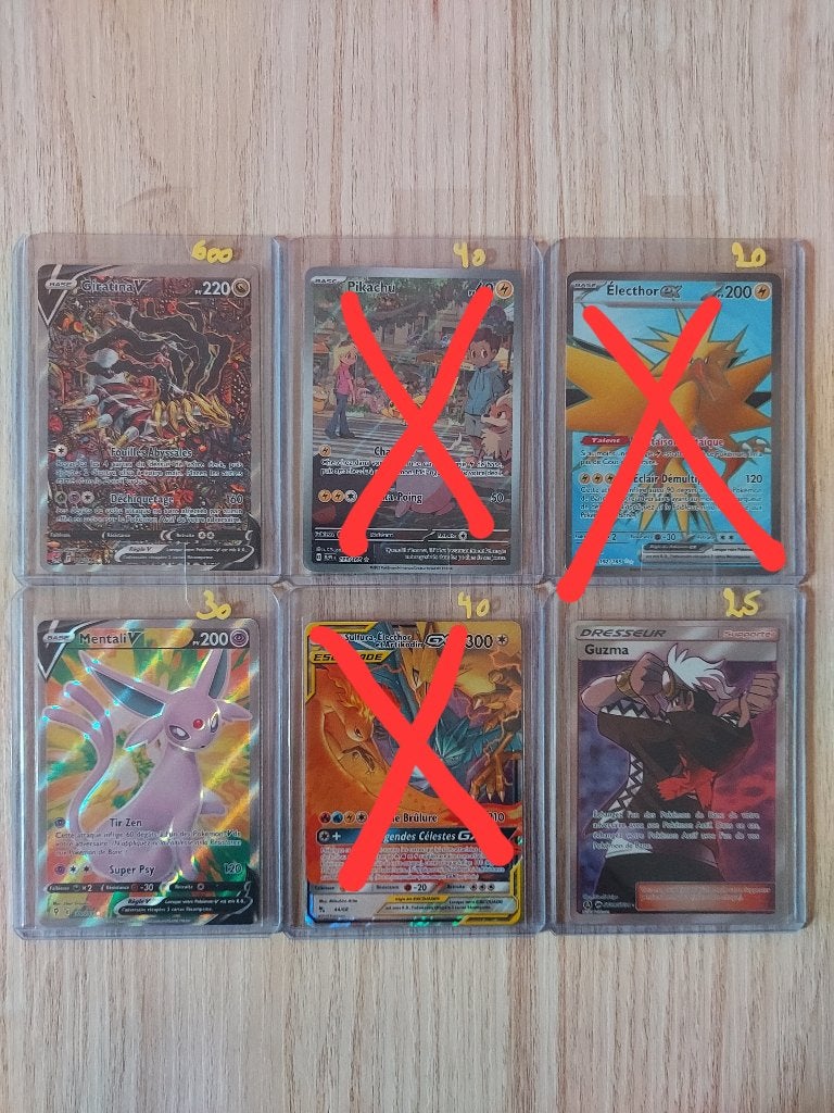 Lot de cartes Pokémon (27 cartes) fr et ang, Enlèvement, Comme neuf, Cartes en vrac, Foil