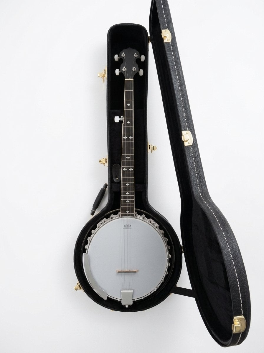 Koopje nieuwstaat banjo Bluegrass Deluxe, Enlèvement, Comme neuf, Avec valise
