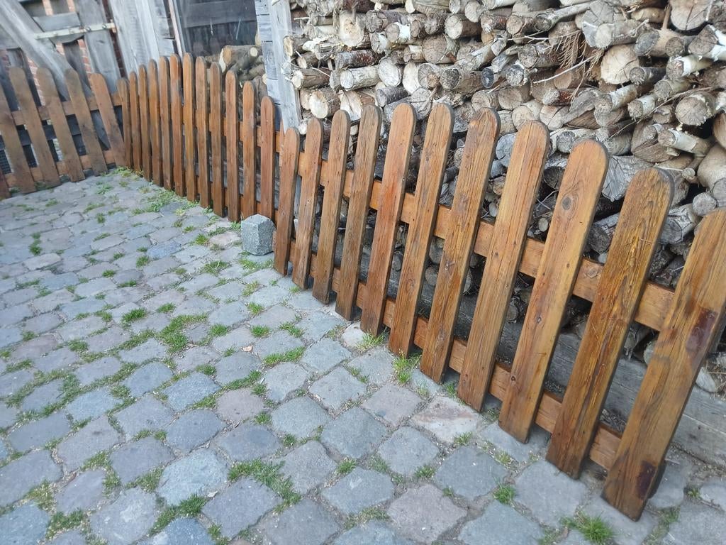 Afsluiting tuin/hout omheining afrastering, Ophalen, Hout