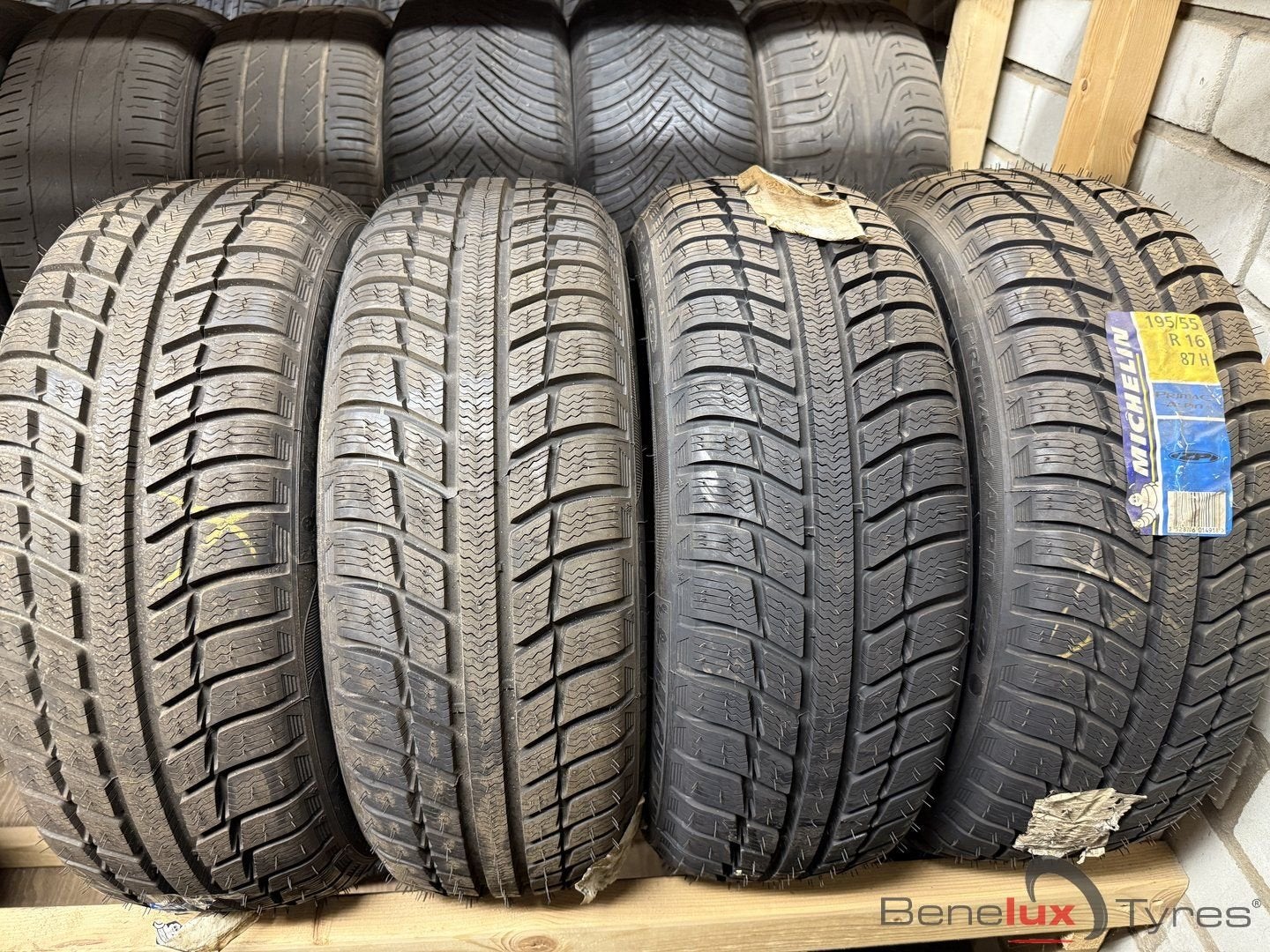 winter 195/55R16 87H Michelin 195/55 R16 195/55/15 1955516, -, Nieuw, Band(en), 195 mm