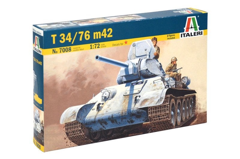 ITALERI 7008 T 34/76 M42 échelle 1/72, Hobby en Vrije tijd, Modelbouw | Auto's en Voertuigen, Italeri, Nieuw, Ophalen of Verzenden