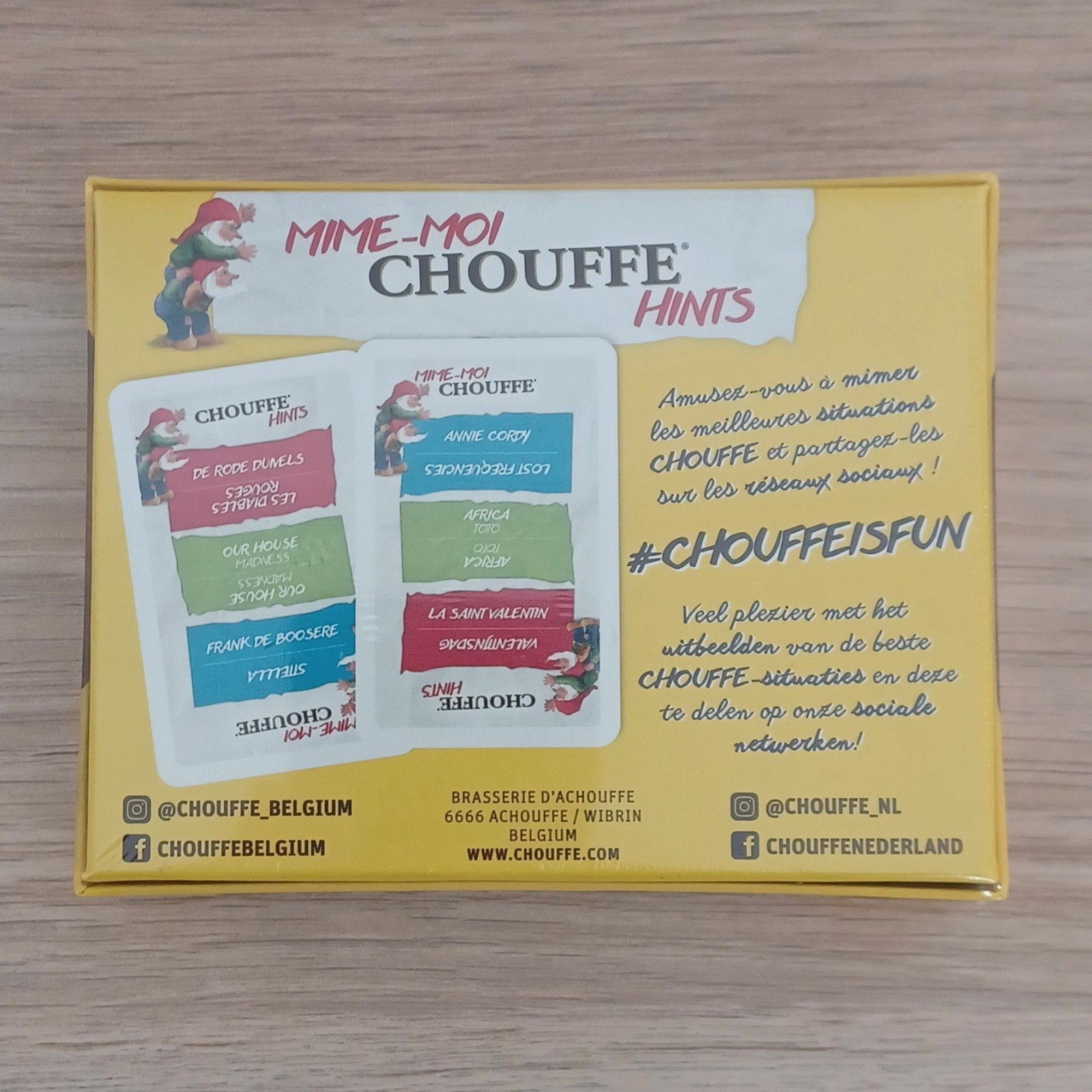 Hints - La Chouffe, Hobby en Vrije tijd, Een of twee spelers, Ophalen, Nieuw