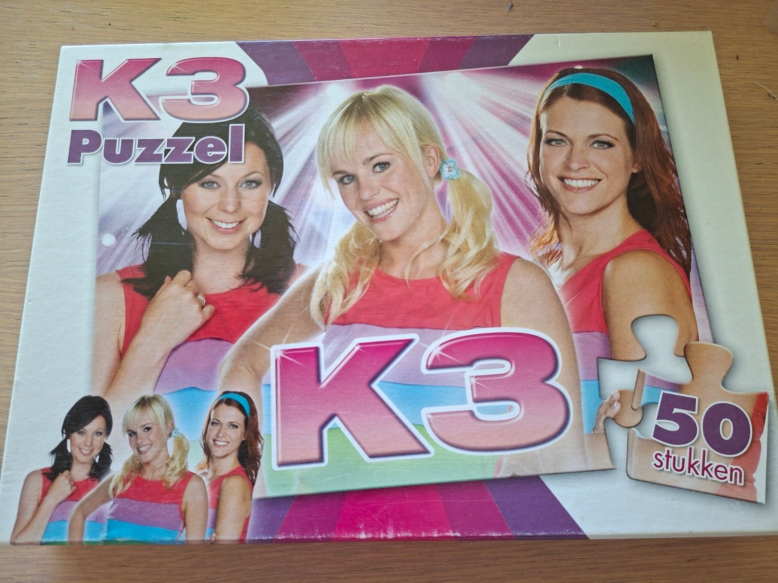 Volledige puzzel van de originele K3-tjes, Ophalen of Verzenden, 10 tot 50 stukjes, Zo goed als nieuw