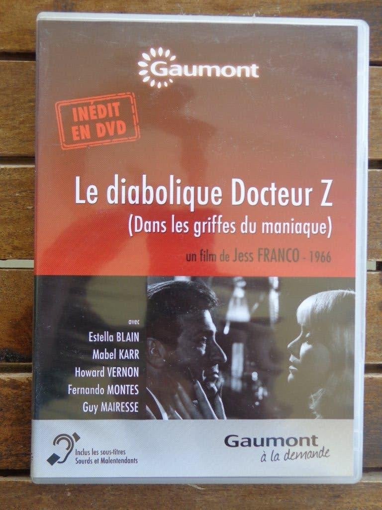 )))  Le Diabolique Docteur Z  //  Jess Franco  (((, CD & DVD, DVD | Science-Fiction & Fantasy, Enlèvement ou Envoi, Tous les âges