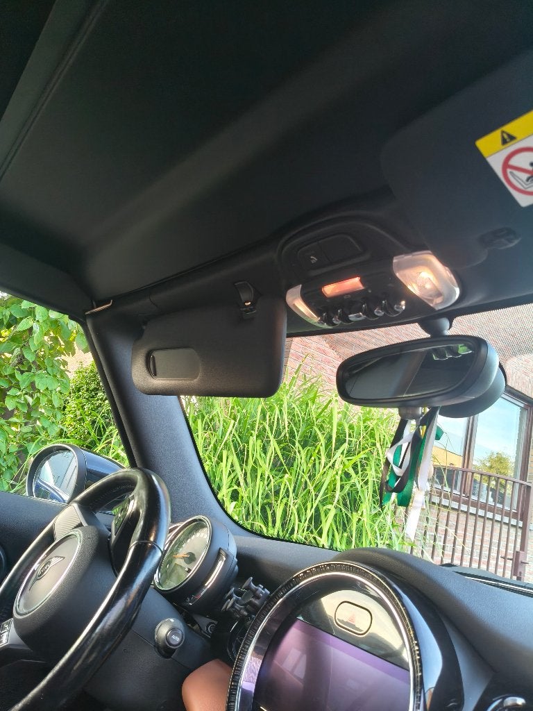 Mini cooper s cabrio, Auto's, Mini, Cabriolet, Zwart, Leder, Bruin