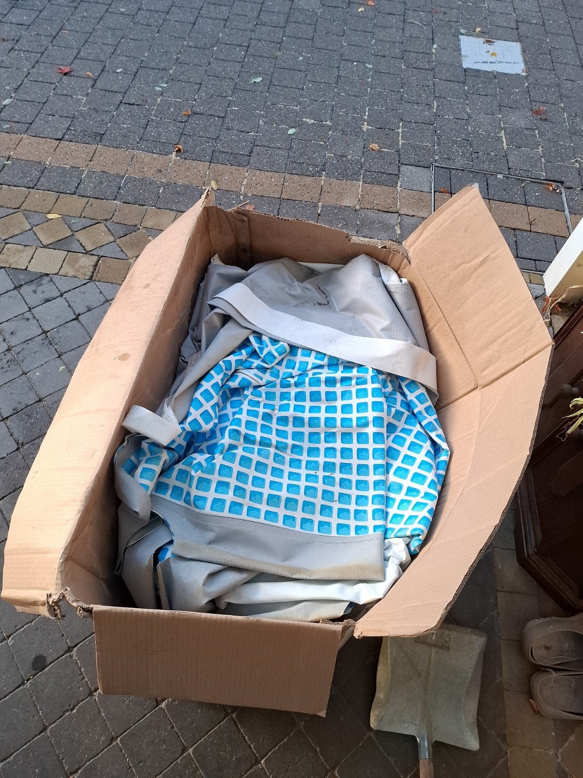 GRATIS zwembad intex, Tuin en Terras, Ophalen, Gebruikt, Minder dan 80 cm, Rond
