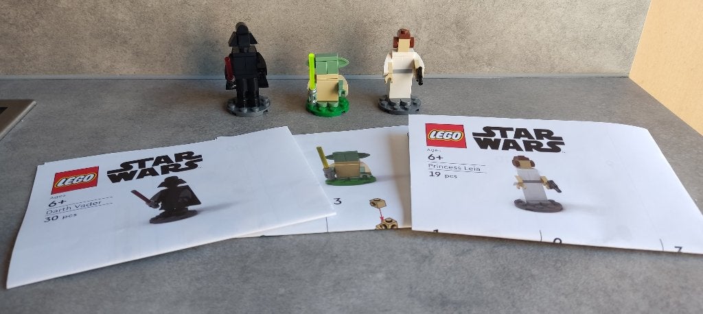lego star wars 6525757 Darth Vader, Princess Leia, Yoda, Kinderen en Baby's, Star Wars, Lego, Ophalen of Verzenden, Zo goed als nieuw