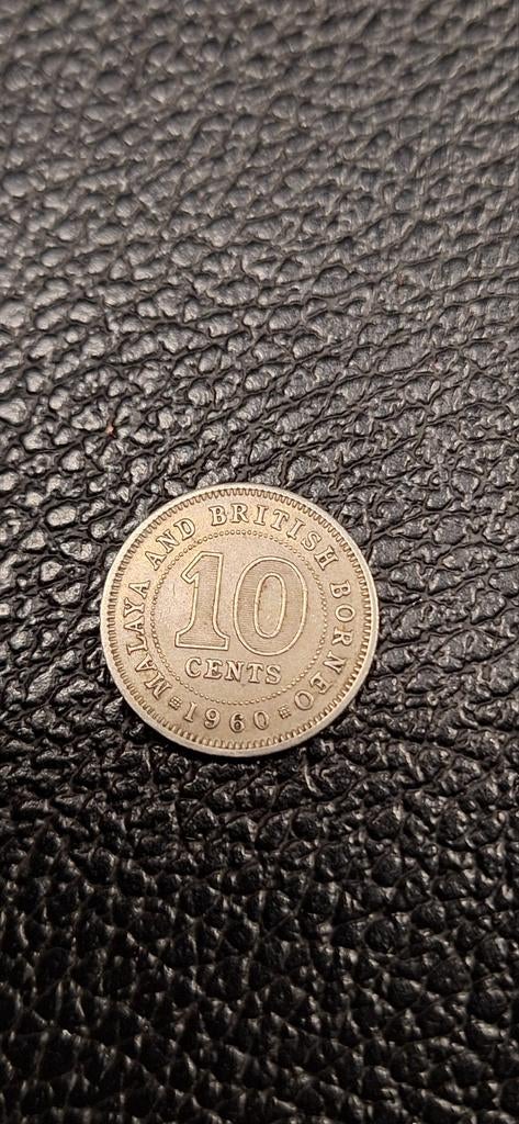 Malaya and british borneo 10 cents 1960, Ophalen of Verzenden