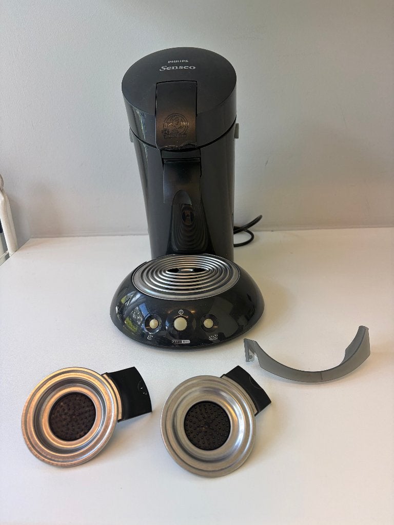 senseo koffiepadmachine Philips zwart in perfecte staat, Ophalen, Afneembaar waterreservoir, Gebruikt, Overige modellen