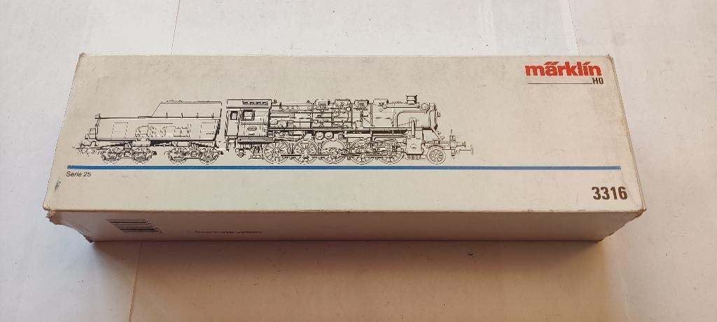 Märklin 3316 loc met tender, Wisselstroom, Locomotief, Ophalen of Verzenden, Zo goed als nieuw
