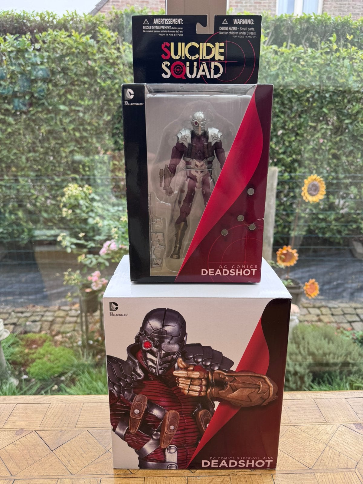 DC Collectibles Deadshot buste 2015 LE + action figure nieuw, Ophalen of Verzenden, Zo goed als nieuw
