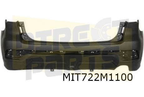 Mitsubishi ASX (1/18-) achterbumper (bij wielkuiplijsten) (t, -, Verzenden, -, Nieuw