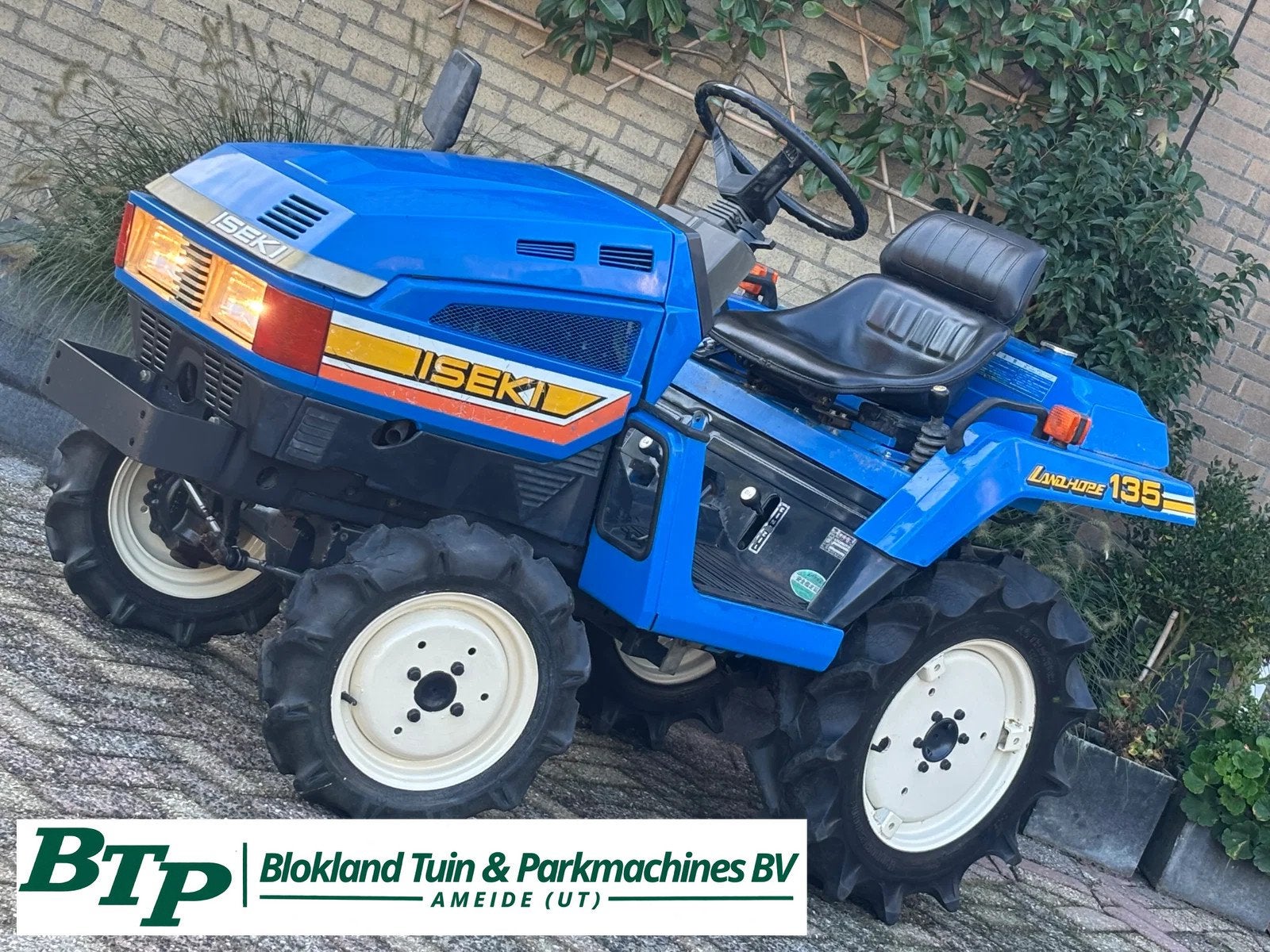 Iseki Landhope 135 gebruikte minitractor 3cil. met frees