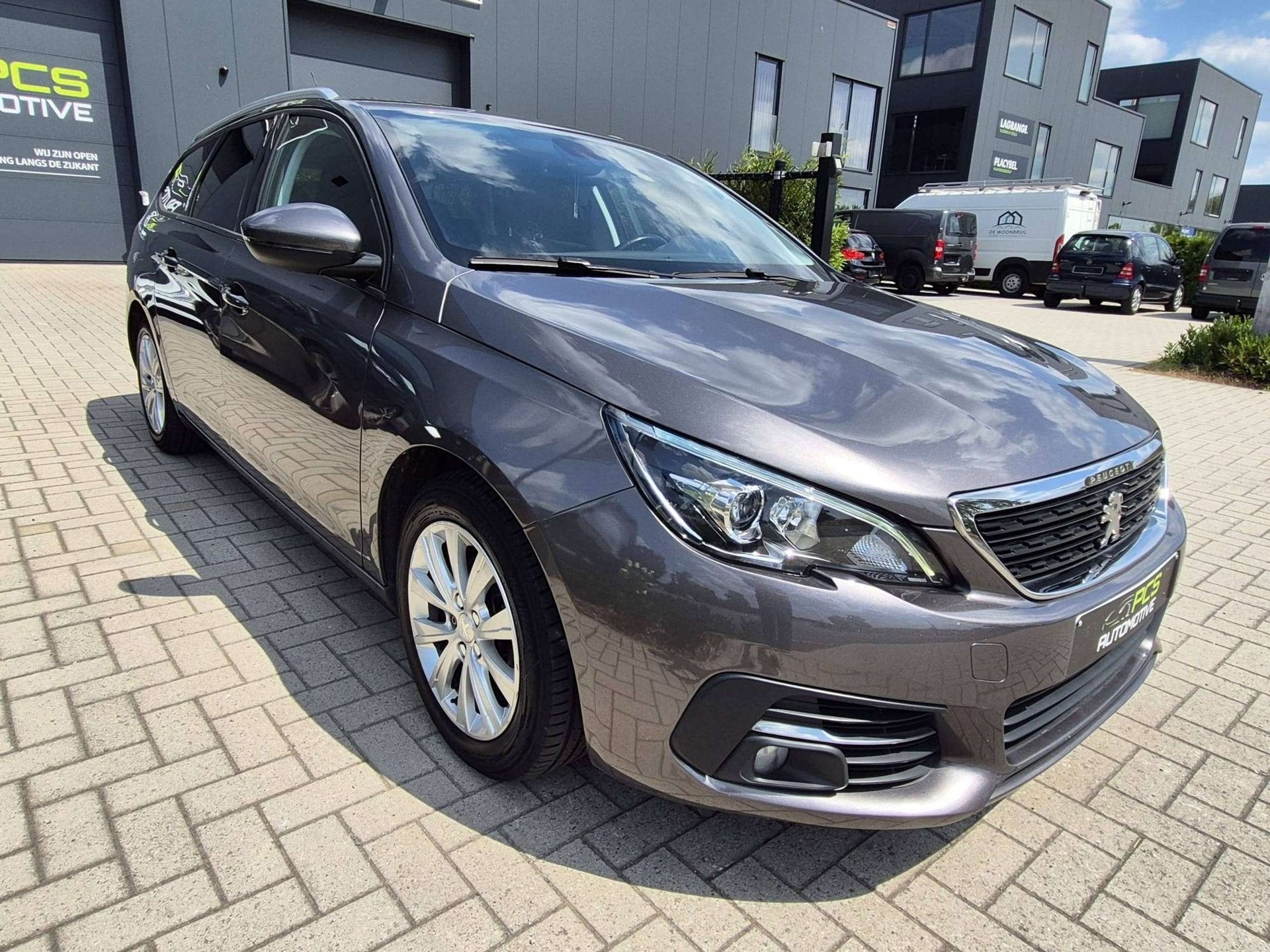 Peugeot 308 SW 1.2 Benzine Style / Euro 6d / 12 mnd waarborg, Autos, Argent ou Gris, Achat, Euro 6, Entreprise