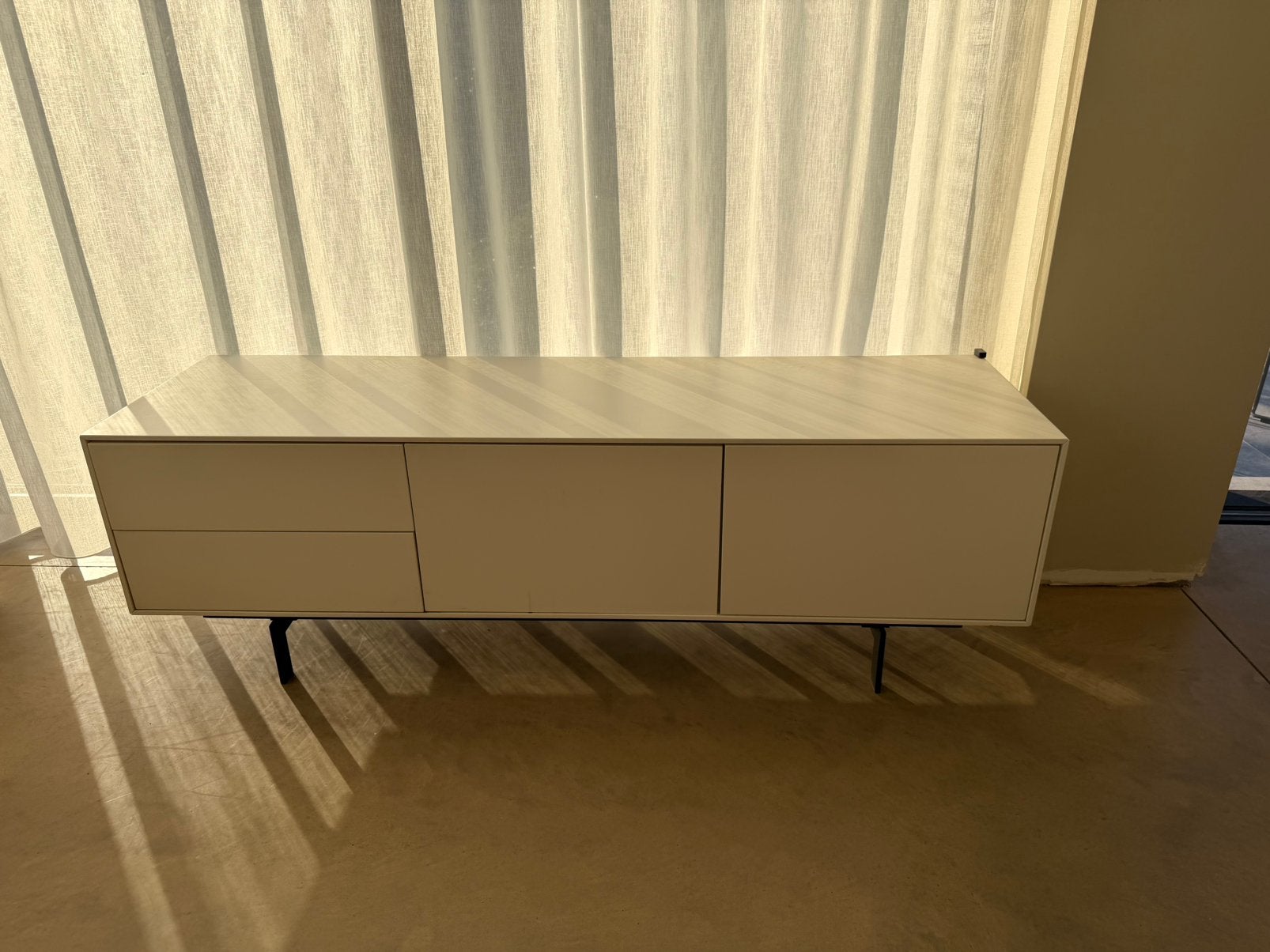 Tv meubel modern wit, Enlèvement, Comme neuf