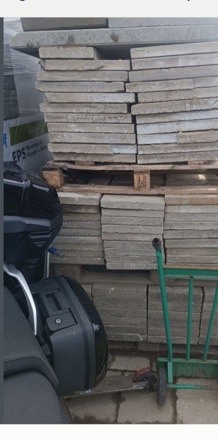 Betontegels -3 verschillende afmetingen, Ophalen