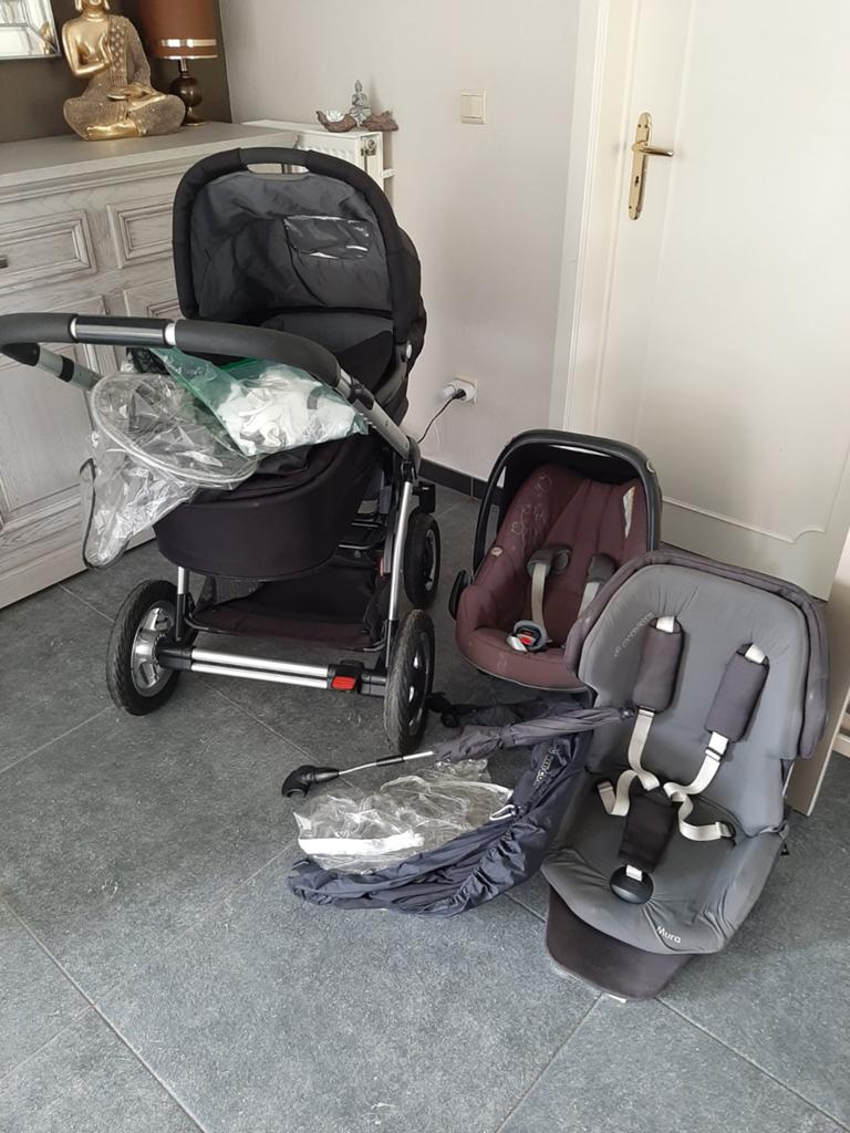 3 in 1 maxi cosi, Ophalen