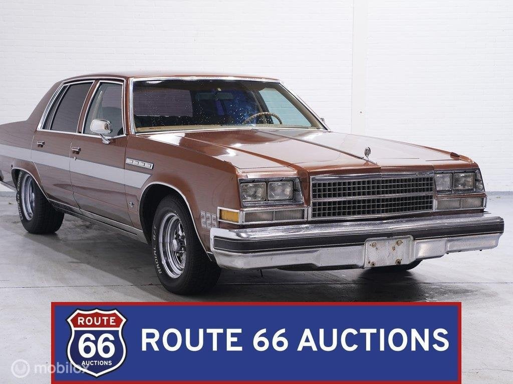 Buick Electra | 1978 | Route 66 Auctions, Zwart, Bedrijf, Handgeschakeld, Buick