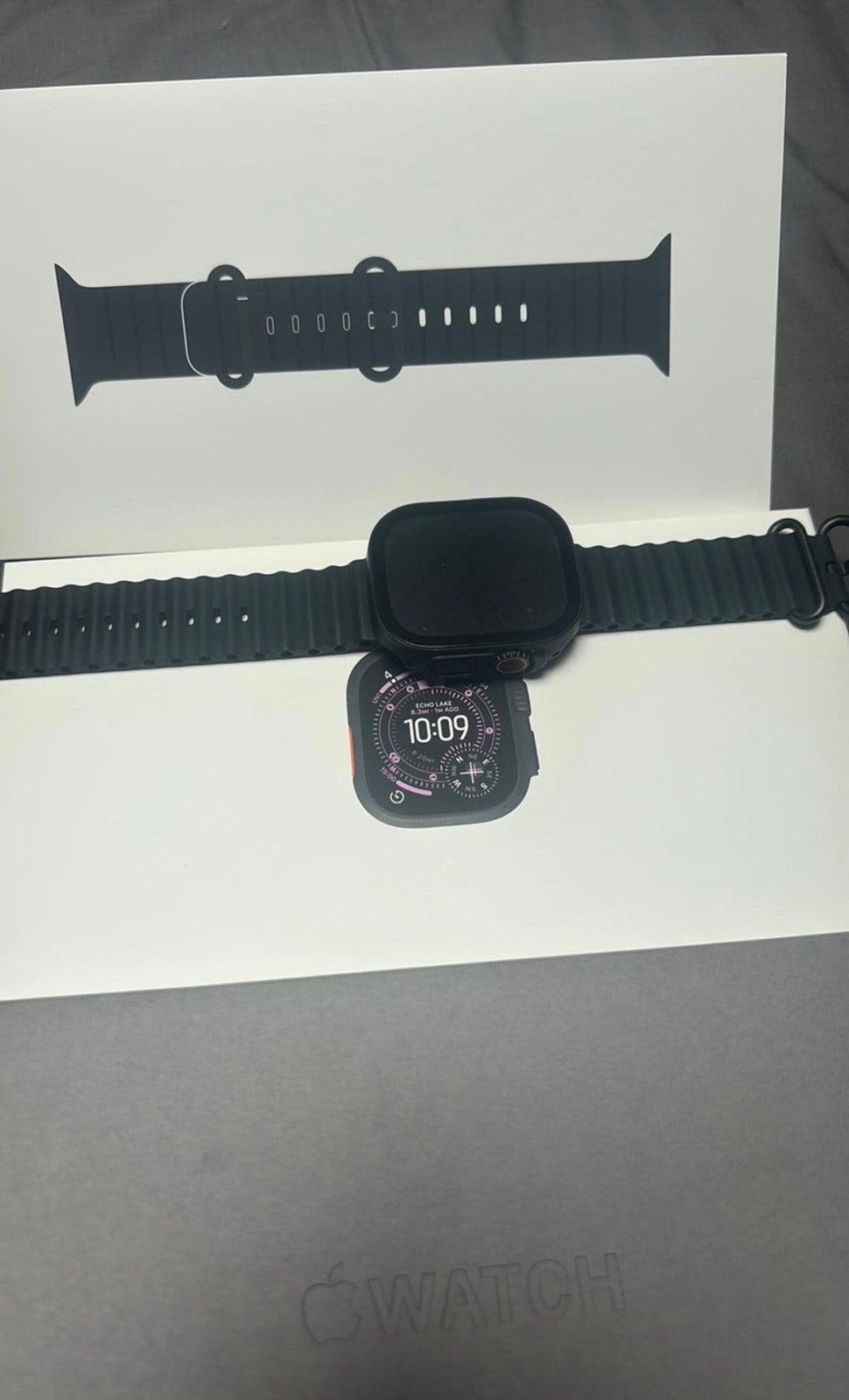 Apple Watch Ultra 3 noire, Enlèvement ou Envoi, Comme neuf, Noir
