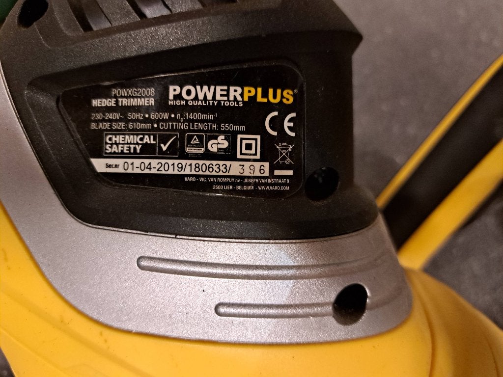 Heggenschaar powerplus, Enlèvement, Utilisé, Électrique, Powerplus