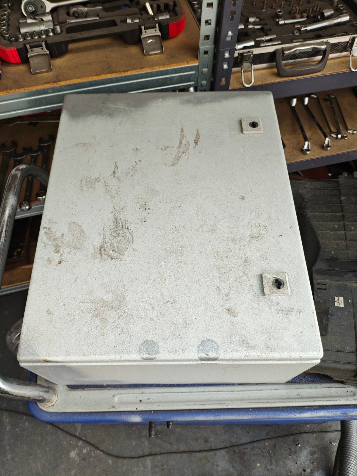 rittal elektriciteitskast, Ophalen