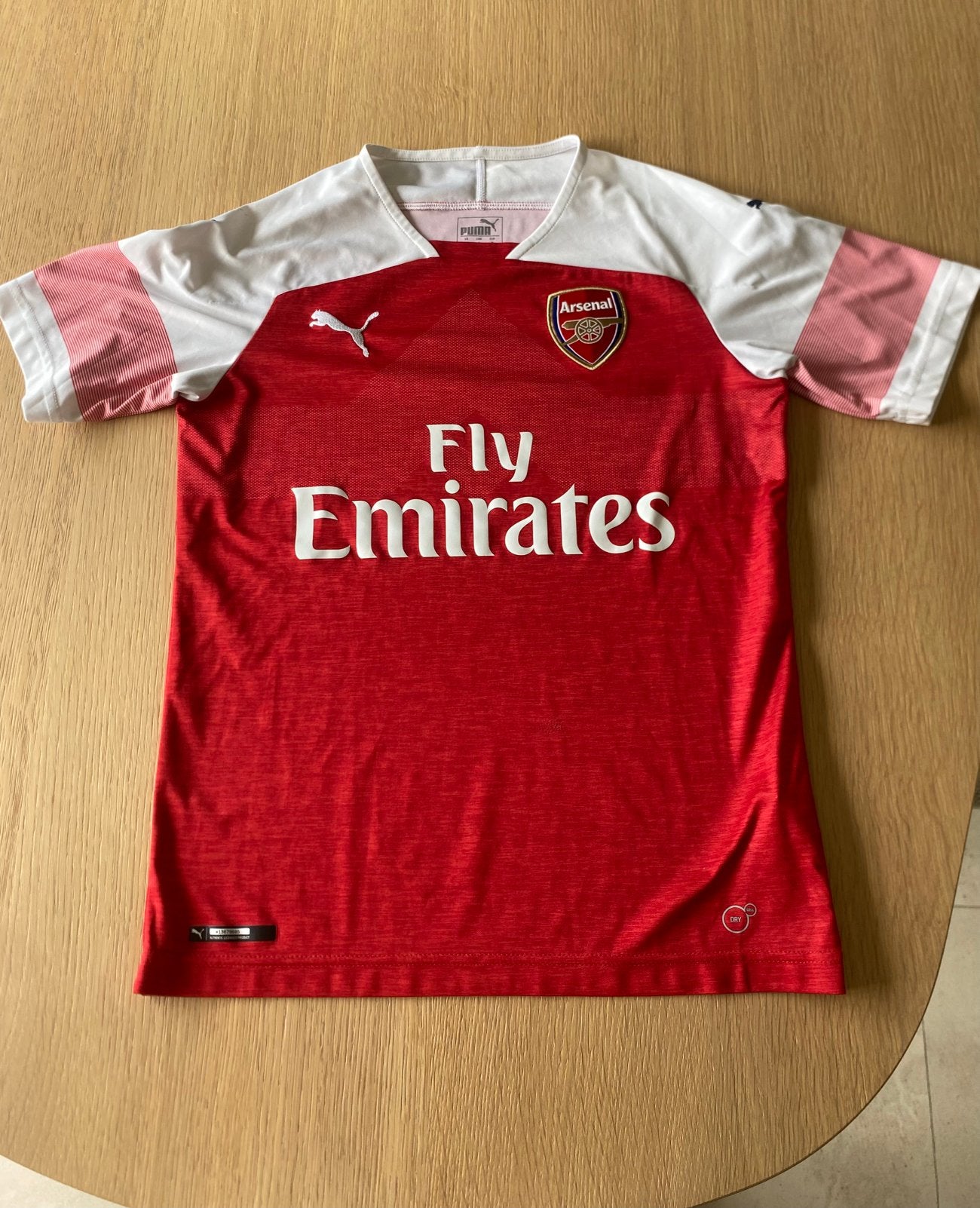 Maillot de football rouge Arsenal FC 2018/2019 — Taille S, Taille S, Enlèvement, Comme neuf, Maillot