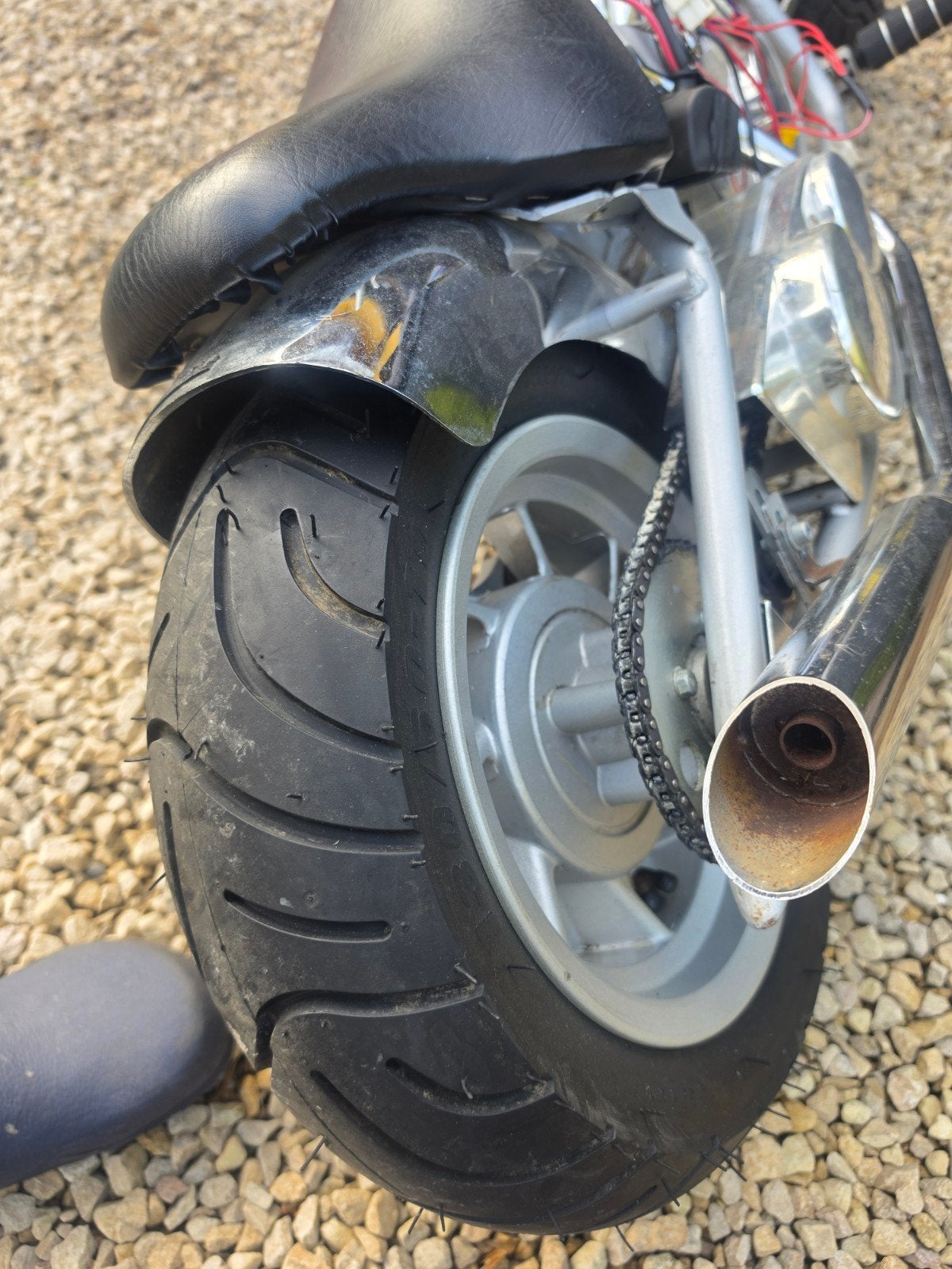 Harley Davidson style kid bike 50cc ( niet voor op de weg), Ophalen, Zo goed als nieuw