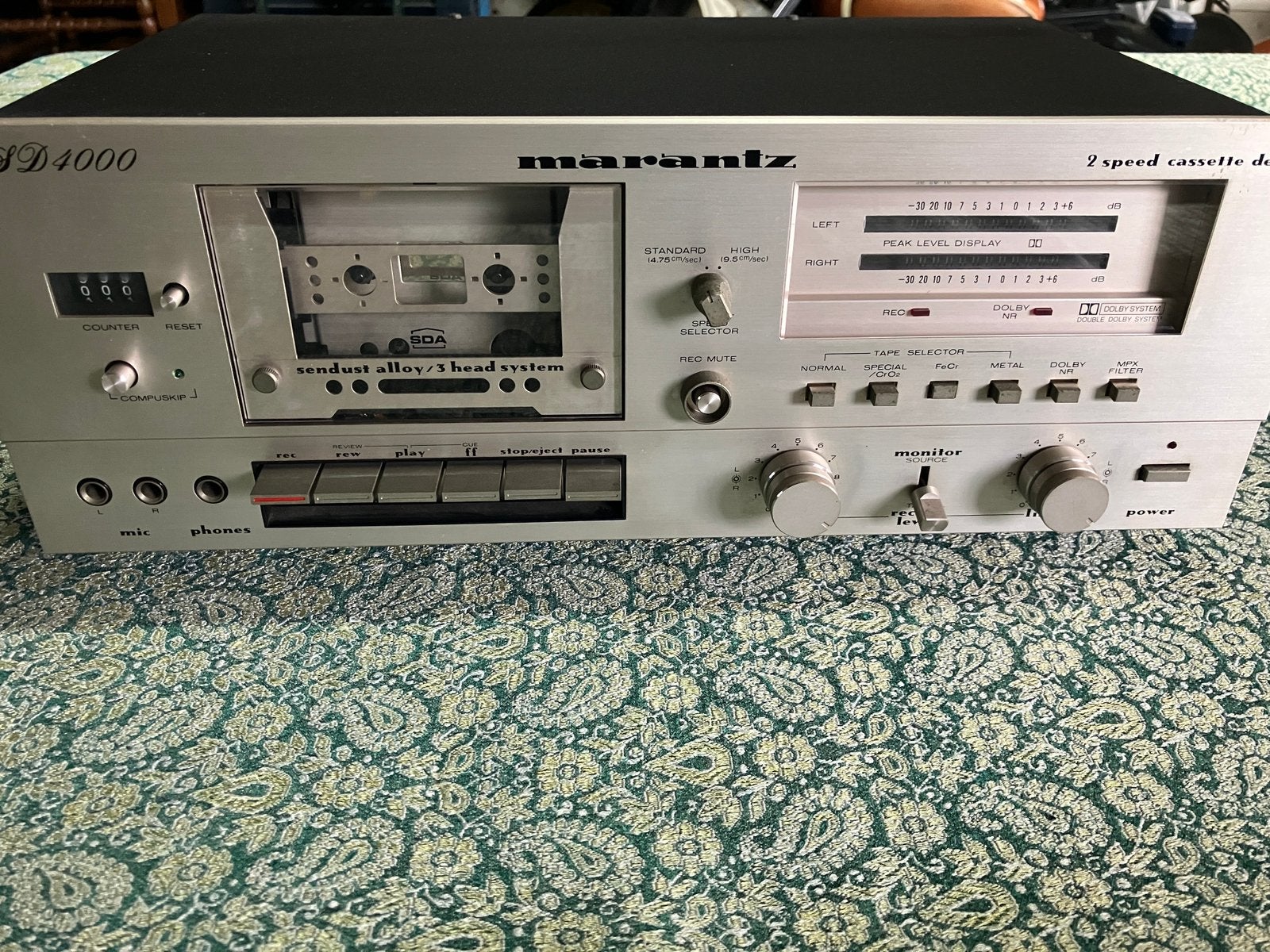 Marantz JD4000, TV, Hi-fi & Vidéo, Decks cassettes, Enlèvement, Marantz