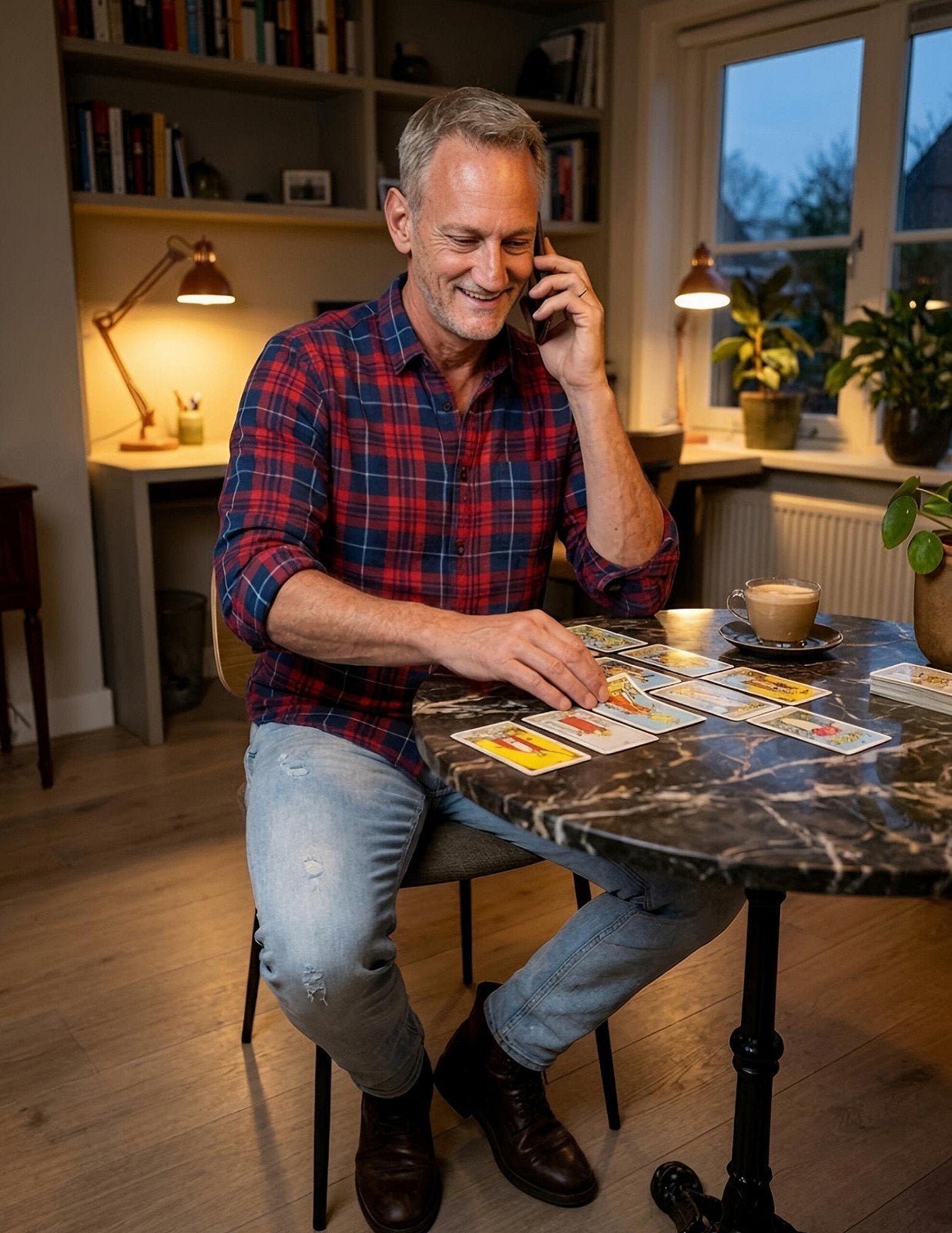 Dirk, kaartleggen & astrologie, Contacten en Berichten