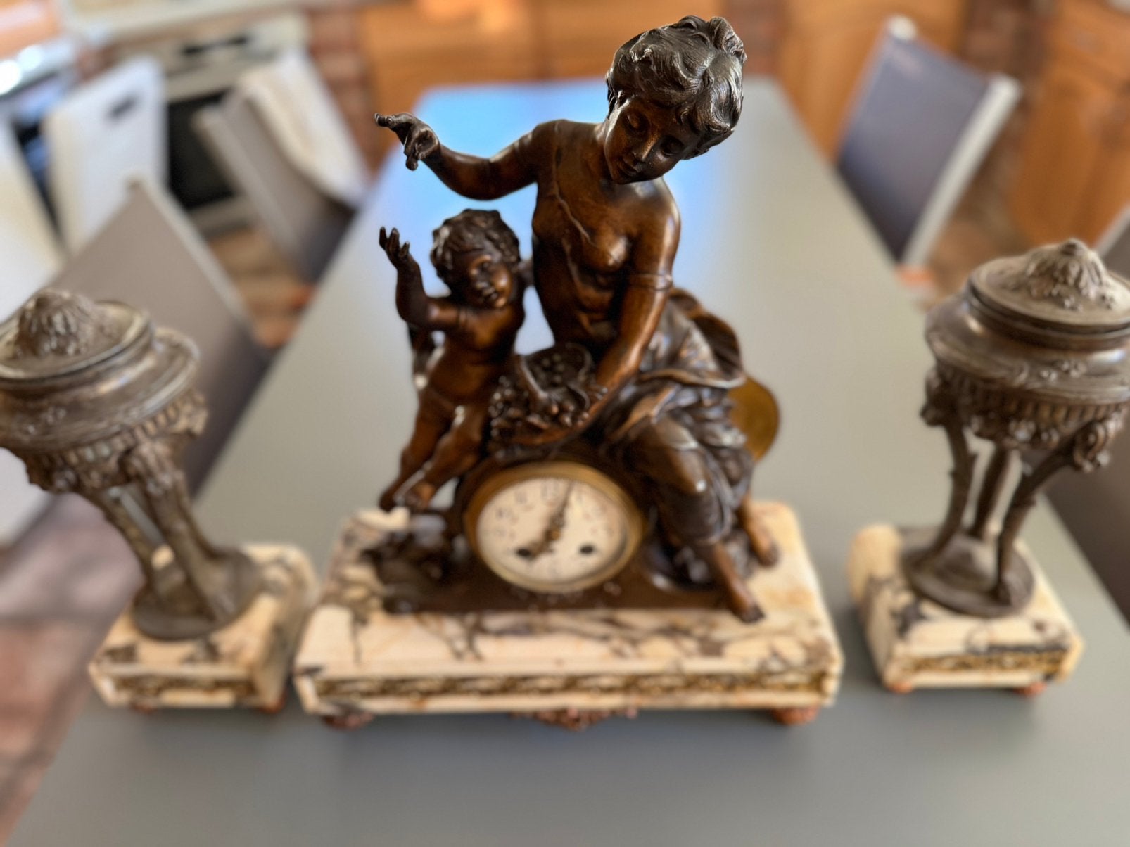 Gereguleerde klok, Antiek en Kunst, Ophalen, Overige materialen