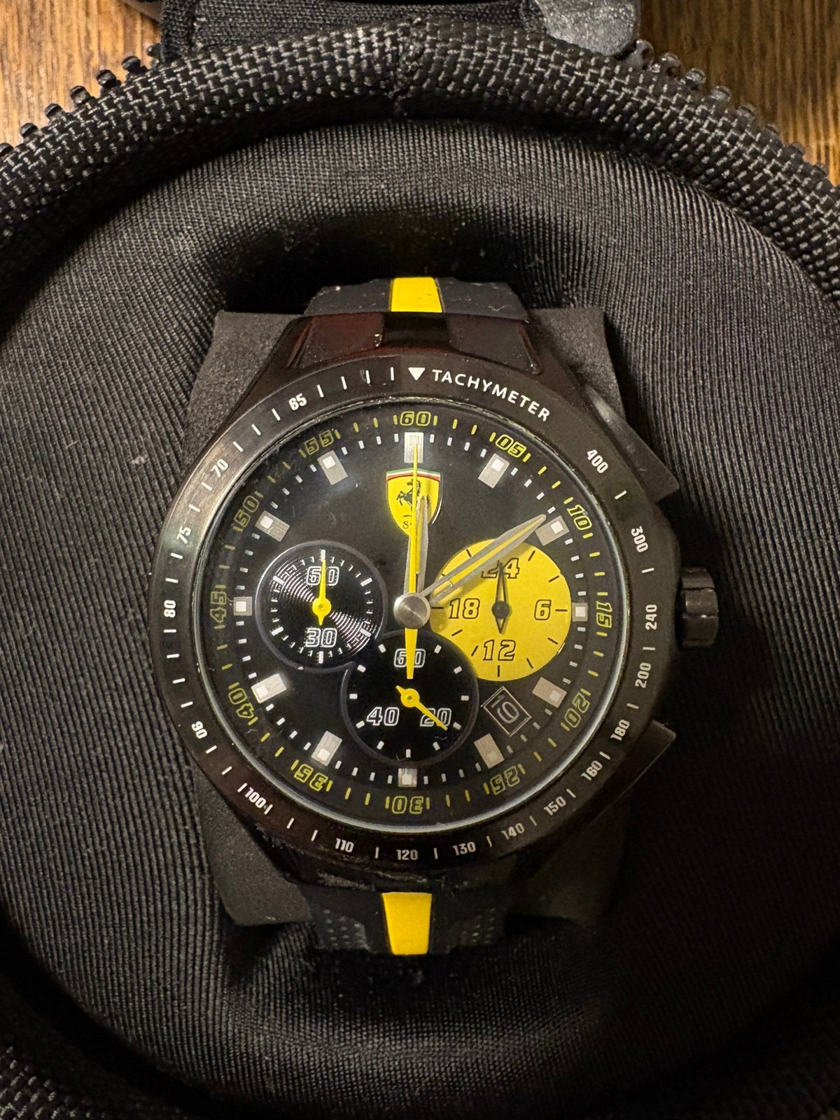 Horloge Ferarri Origineel., Ophalen of Verzenden, Zo goed als nieuw
