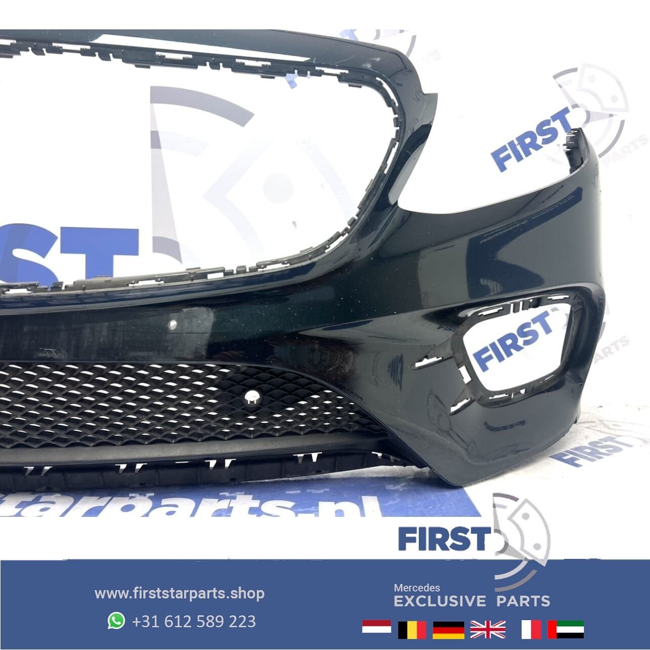 W213 W238 AMG Voorbumper Mercedes E Klasse 2016-2018 BUMPER, Gebruikt, -, Voor, Ophalen of Verzenden