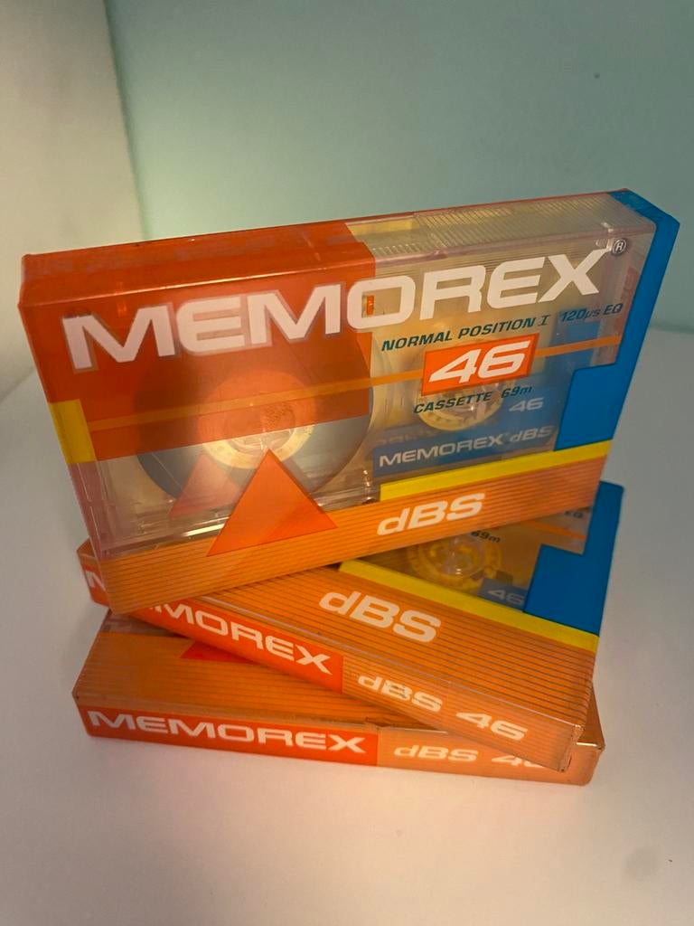 MEMOREX dBS 46 - 3 tapes, Envoi, Neuf, dans son emballage, 2 à 25 cassettes audio, Vierge