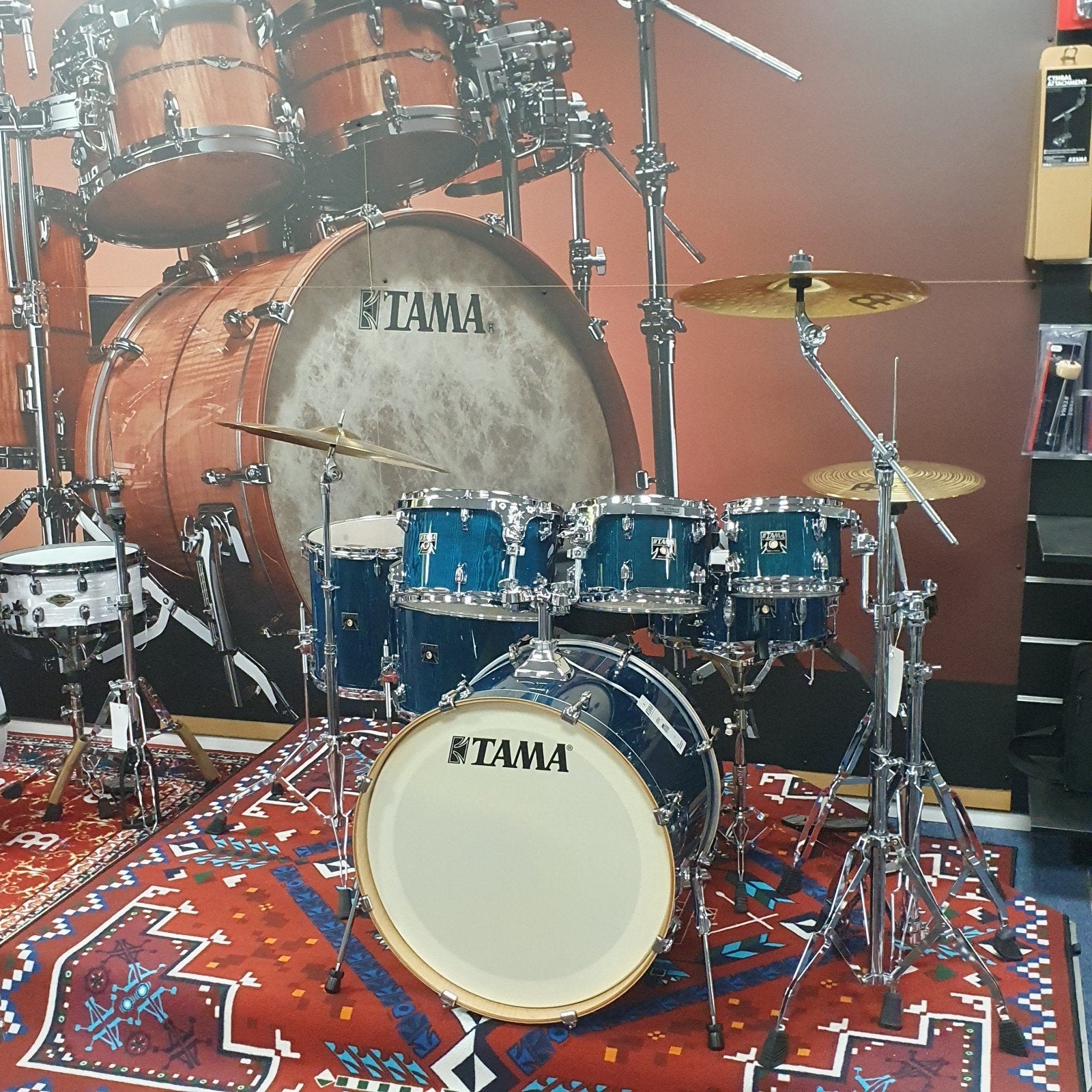 Tama Superstar Exotic: 7pcs shellset + tomholders!, Enlèvement ou Envoi, Tama
