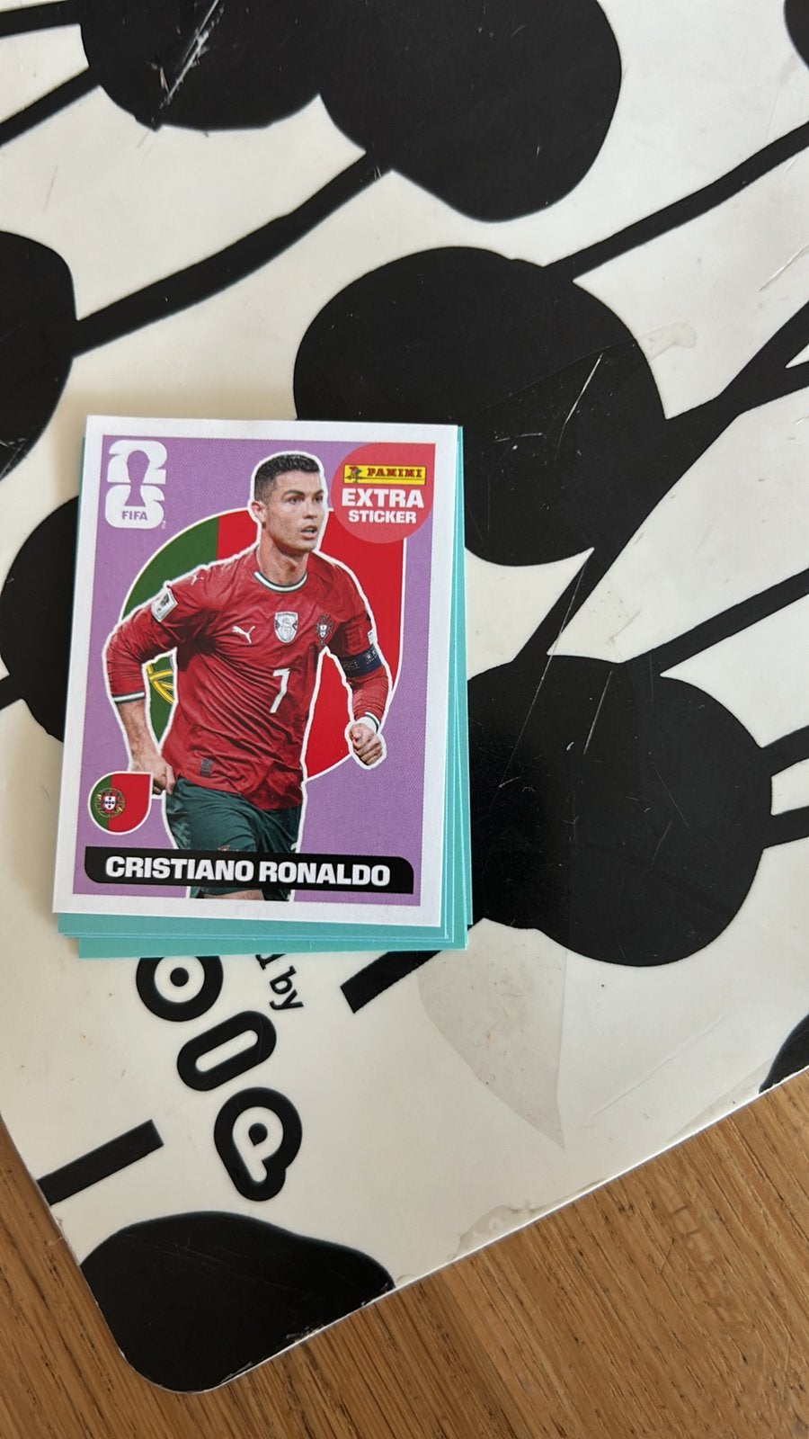 Extra sticker cristiano ronaldo paars panini album 2026, Collections, Articles de Sport & Football, Enlèvement