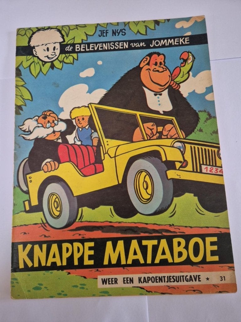 Jommeke nr. 31 – Knappe Mataboe, Boeken, Eén stripboek, Verzenden, Gelezen