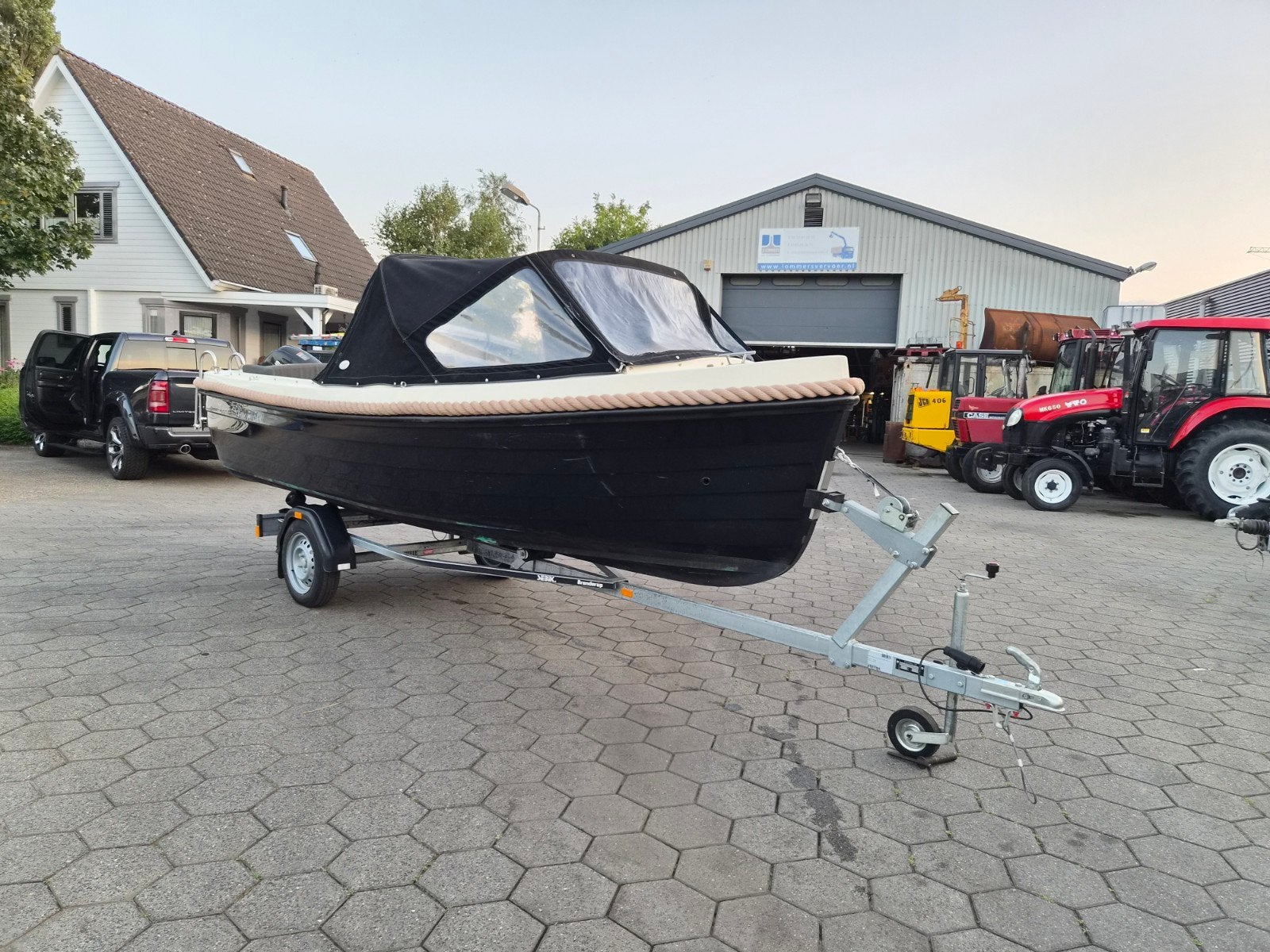lago amore 500. met trailer en motor., Verzenden, Lago Amore, Elektrisch, Afdekzeil