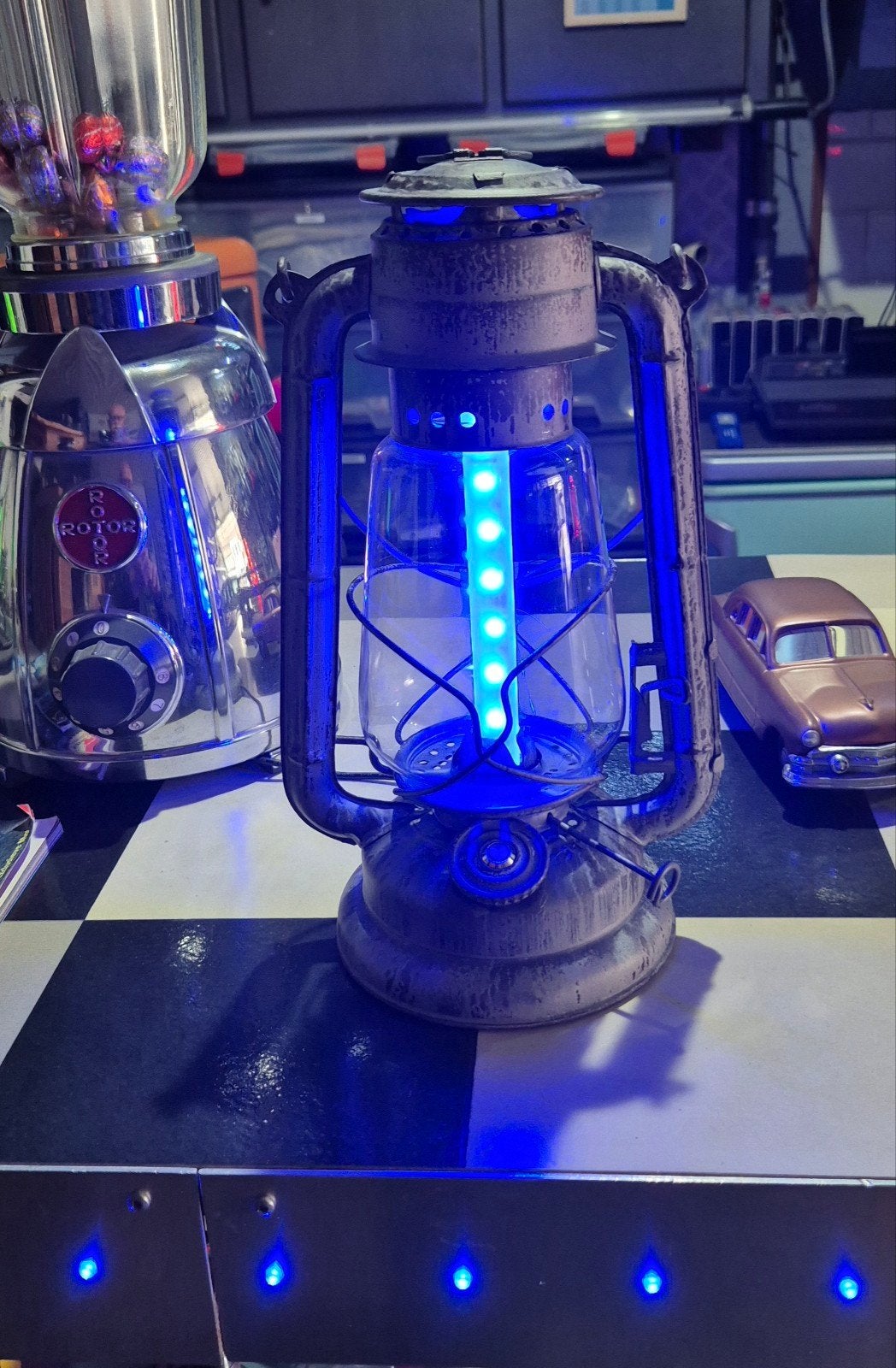 Petrollamp omgebouwd naar LED, Verzamelen, Ophalen