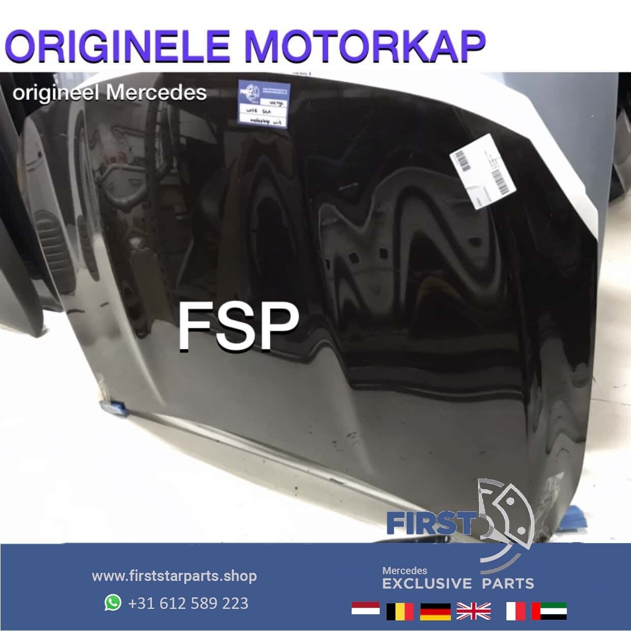 W156 MOTORKAP ORIGINEEL BRUIN Mercedes GLA KLASSE 2013-2020, Auto-onderdelen, -, -, -, Motorkap