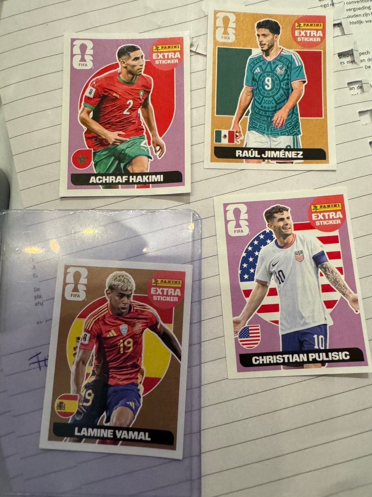 2026 world cup panini extra sticker, Enlèvement, Comme neuf, Autocollant