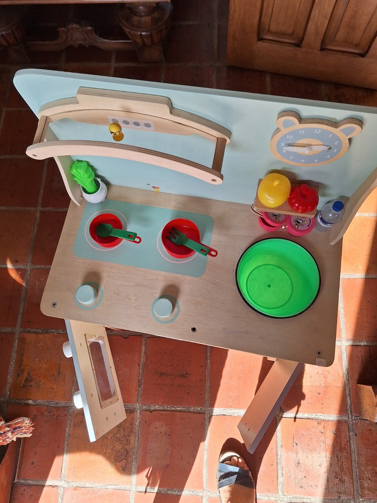 houten keukentje, Ophalen, Gebruikt, Hout, Speelkeuken-accessoire