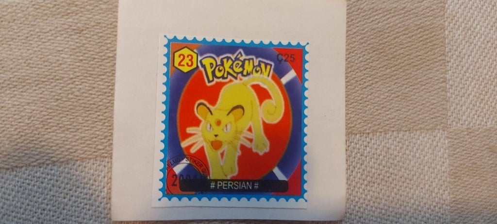 Timbre Pokemon rare et limité en persan, Enlèvement ou Envoi, Neuf, Autres types