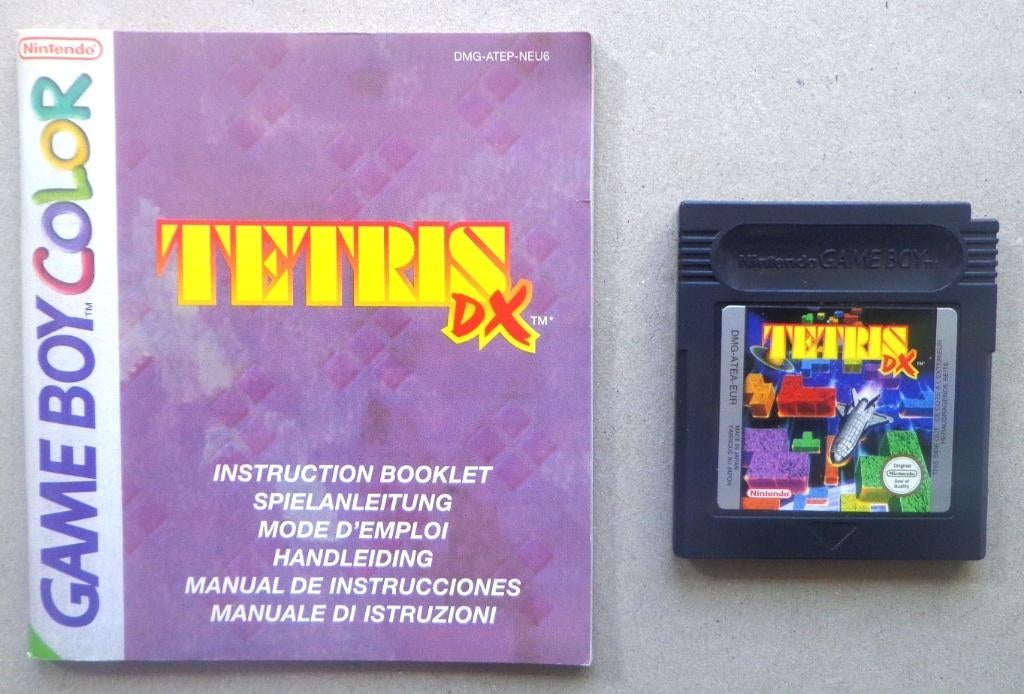 Tetris DX voor de Gameboy Color en Advance + boekje, Ophalen of Verzenden, Gebruikt