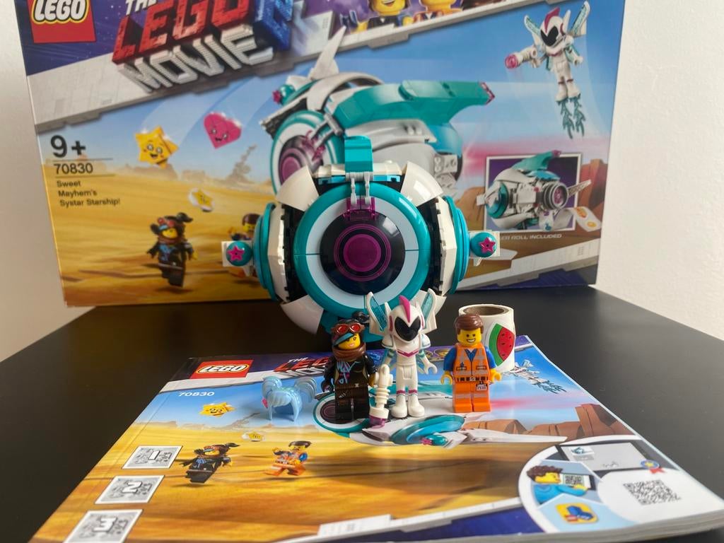 Lego movie 2 ruimteschip 70830, Ophalen, Zo goed als nieuw, Compleet, Lego