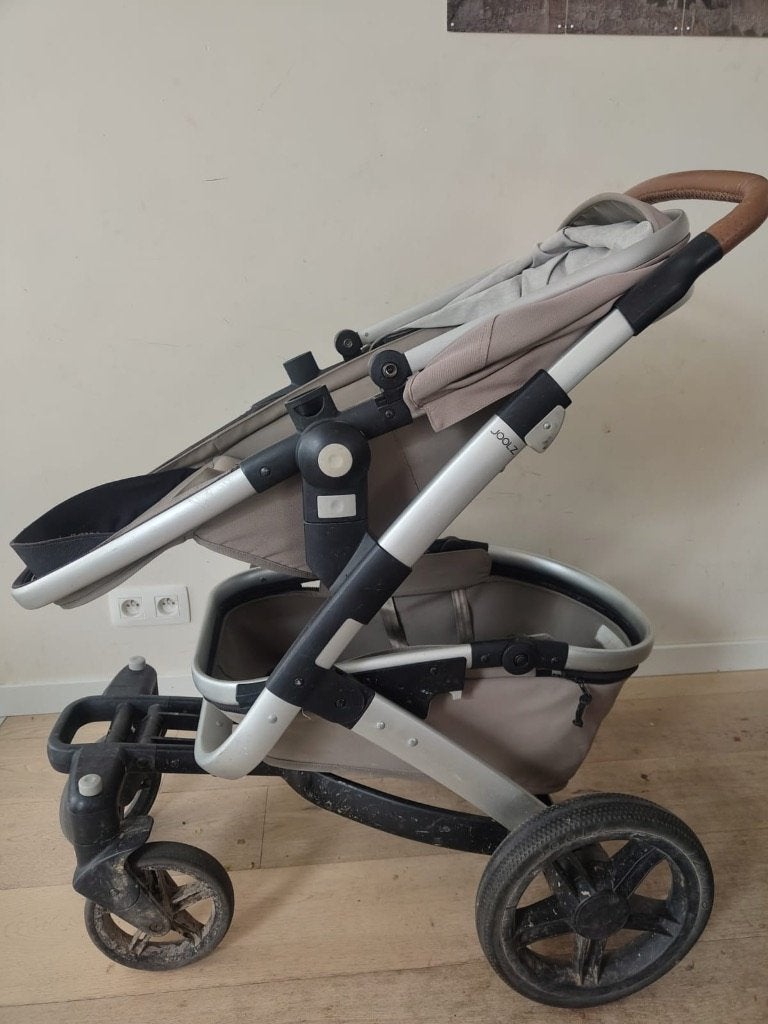 Joolz kinderwagen 3-in-1 met reiswieg en zitje, Gebruikt, Verstelbare duwstang, Maxi-Cosi, Ophalen