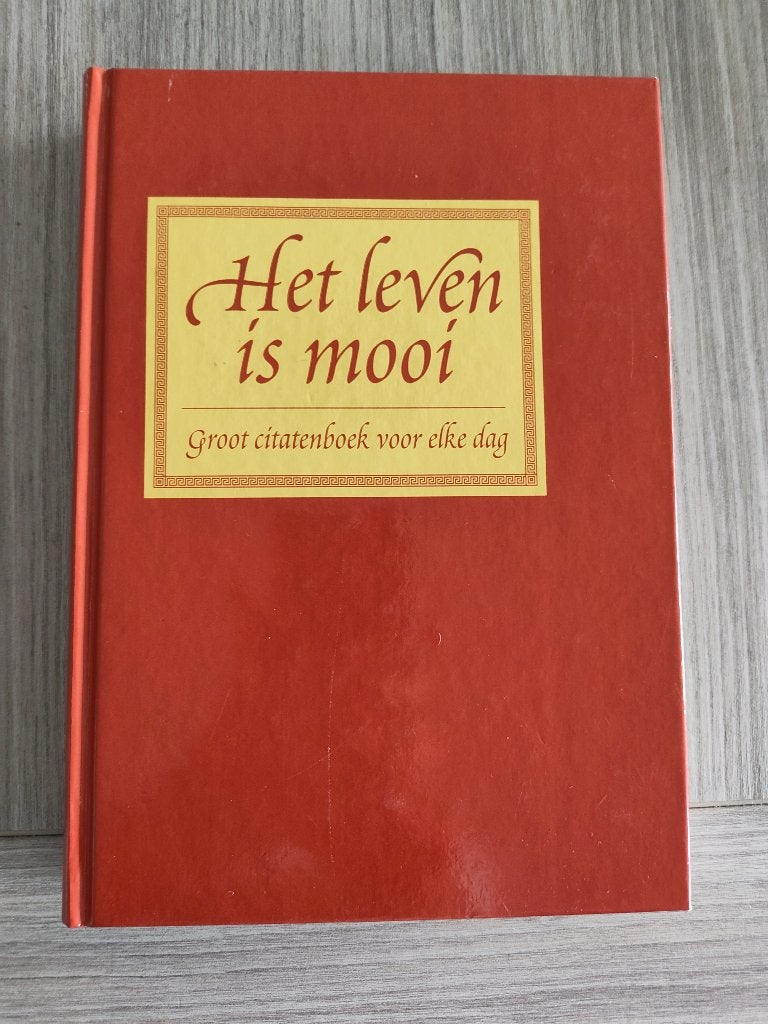 Het leven is mooi - Groot citatenboek voor elke dag, Boeken, Overige Boeken, Ophalen of Verzenden, Nieuw, Roger Defour