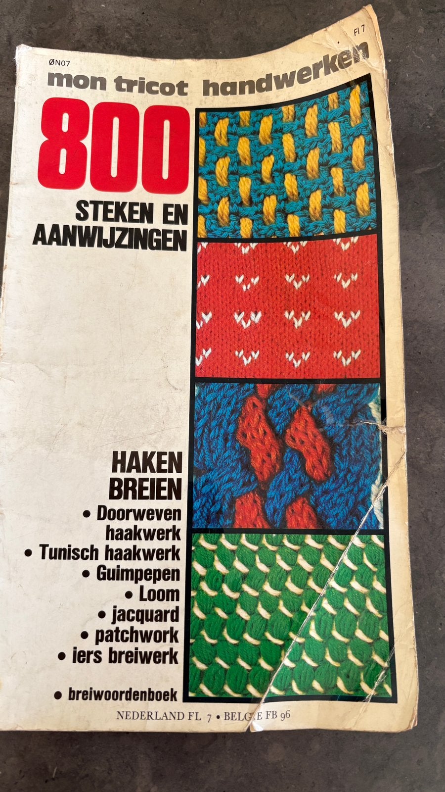 handboek voor brei en haaktechnieken, Hobby & Loisirs créatifs, Tricot & Crochet, Enlèvement, Utilisé, Tricot